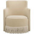 Delia Tasseled Swivel Chair Occasional + Accent Chairs TOV-S55103 793580658203
