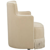 Delia Tasseled Swivel Chair Occasional + Accent Chairs