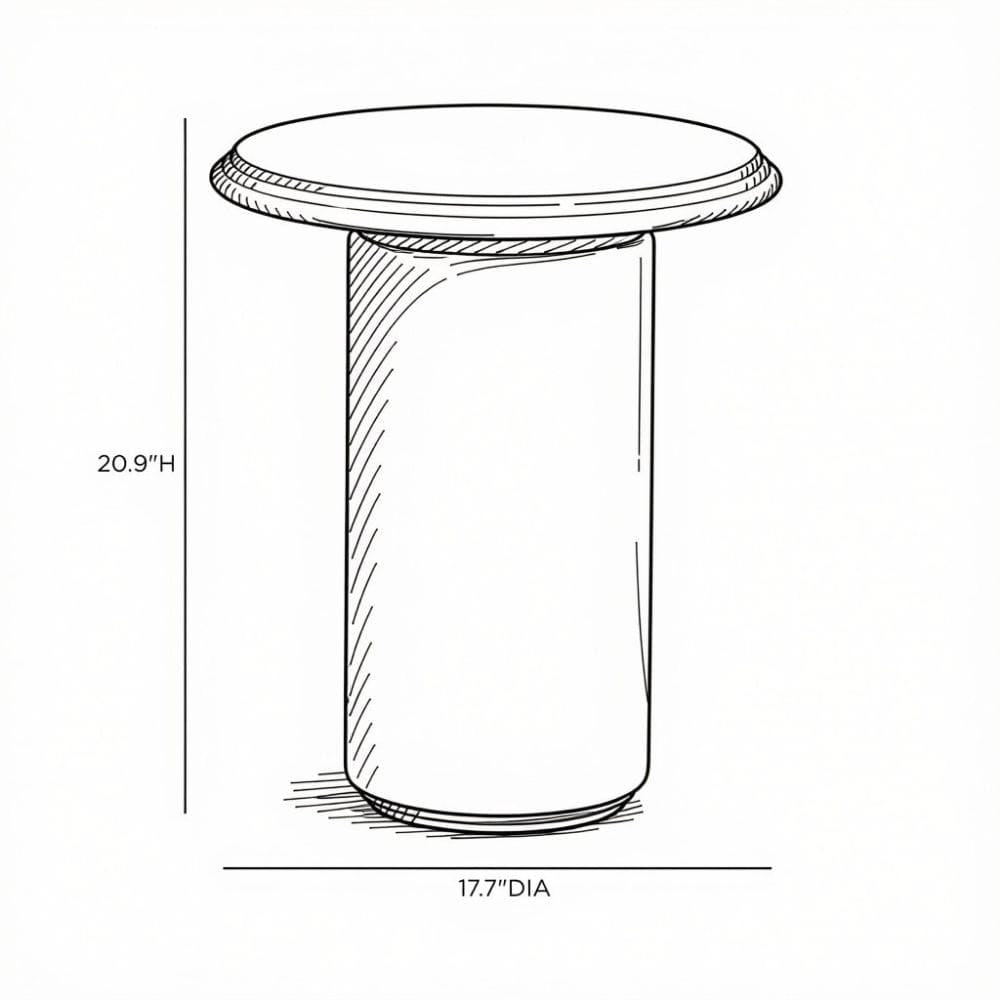 Tate Indoor/Outdoor Side Table Outdoor Side Tables TOV-OC55059 793580656360