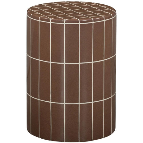 Tatiana Round Indoor/Outdoor Side Table Outdoor Side Tables TOV-OC55063 793580656407