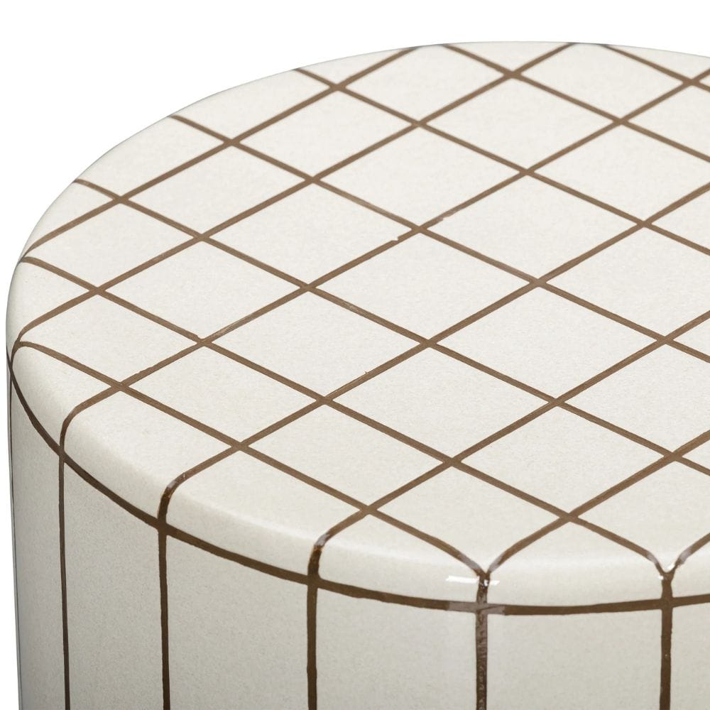 Tatiana Round Indoor/Outdoor Side Table Outdoor Side Tables