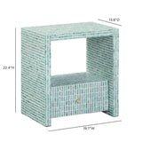 Tia Nightstand Nightstands + Bedside Tables TOV-B54952 793580653369