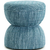 Collin Ruched Ottoman