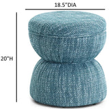 Collin Ruched Ottoman