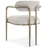 Caracole Emphasis Dining Chair Curved Upholstered Dining Chair caracole-M142-022-295 662896043112