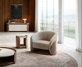 Fleur Wood Back Lounge Chair Occasional + Accent Chairs UPH-425V-134-A 662896062007