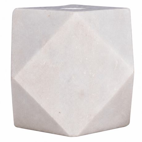 Noir Polyhedron Candle Holder Decor YT0717-7WH 00842449122581