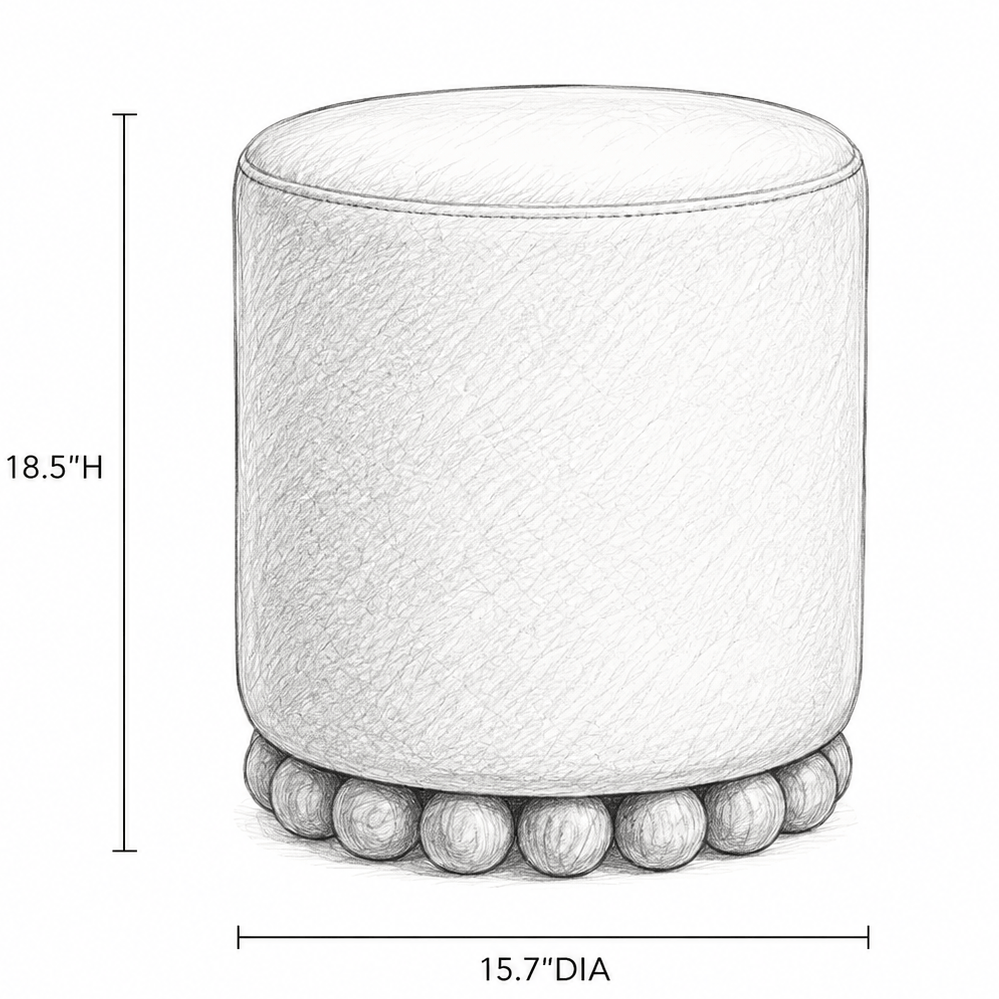 Stella Hearth Ottoman Ottomans + Stools
