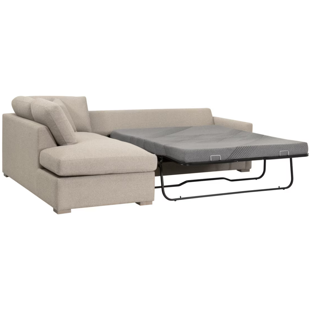Clara Slim Arm Sleeper Sectional