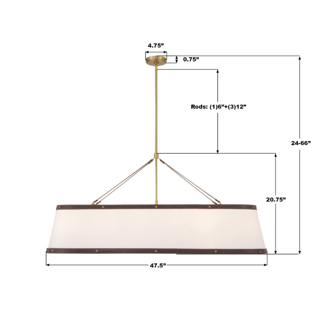 Libby Langdon Callahan Linear Chandelier