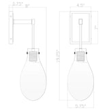 Davis Sconce Sconces DAV-6001-MG 633779105906