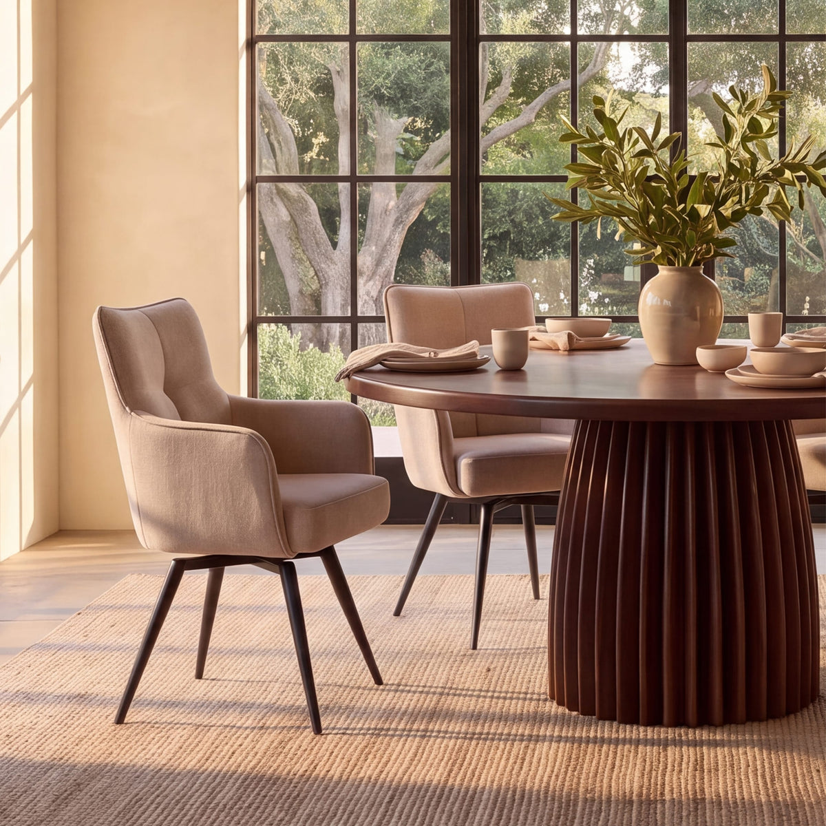 Abrams Dining Table Dining Tables DOV76055-BRWN