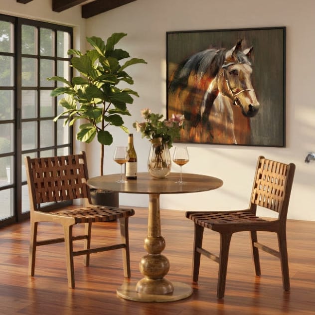 Ansari Bistro Table Dining Tables DOV78020-BRSS