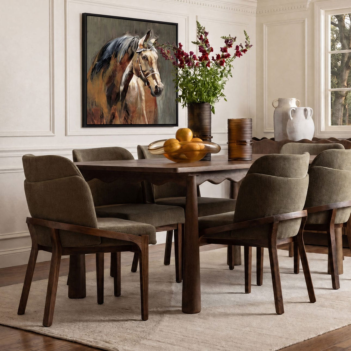 Ardena Dining Table Dining Tables DOV90023-BRWN