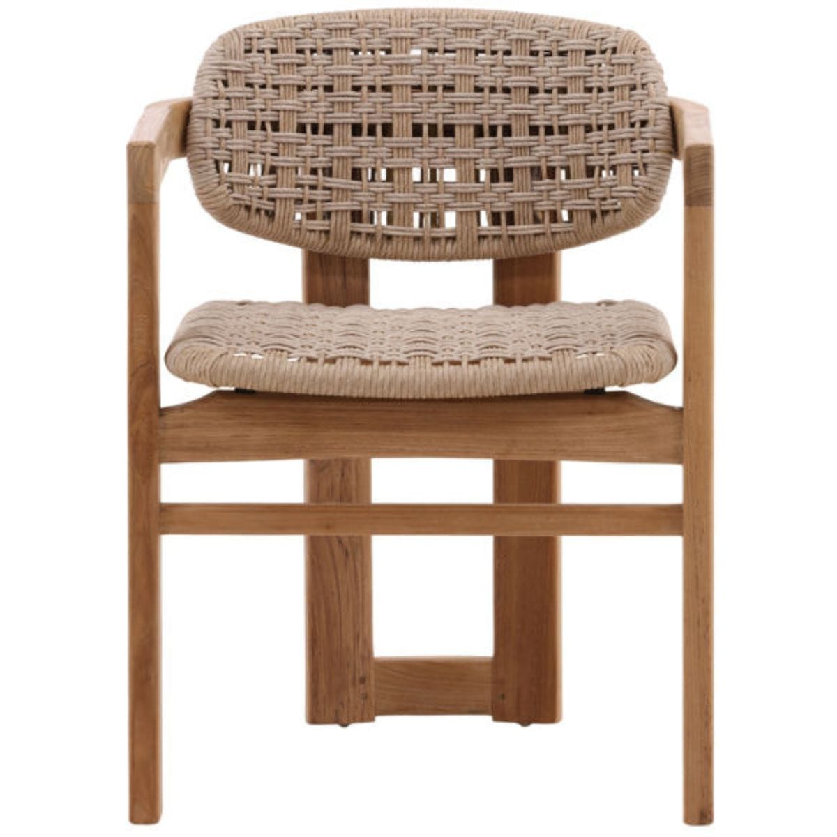 Jovita Outdoor Dining Chair Outdoor Dining Chairs + Benches DOV10006-BEIG