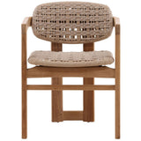 Jovita Outdoor Dining Chair Outdoor Dining Chairs + Benches DOV10006-BEIG