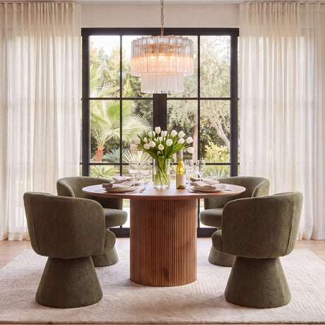 Omaira Swivel Dining Chair Dining Chairs + Benches