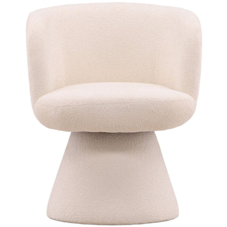 Omaira Swivel Dining Chair Dining Chairs + Benches DOV34101-CREM