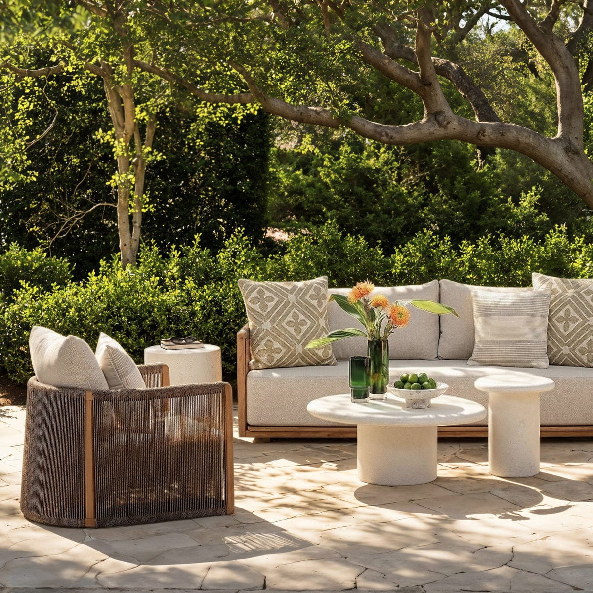Zosia Outdoor Sofa Chair Outdoor Occasional + Accent Chairs DOV97005-SAND