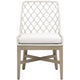 Lattis Outdoor Dining Chair Outdoor Dining Chairs + Benches 6803.WHT/WHT/W-ET