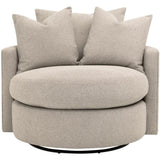 Lourne Swivel Sofa Chair Occasional + Accent Chairs 6644-P.LGJUT