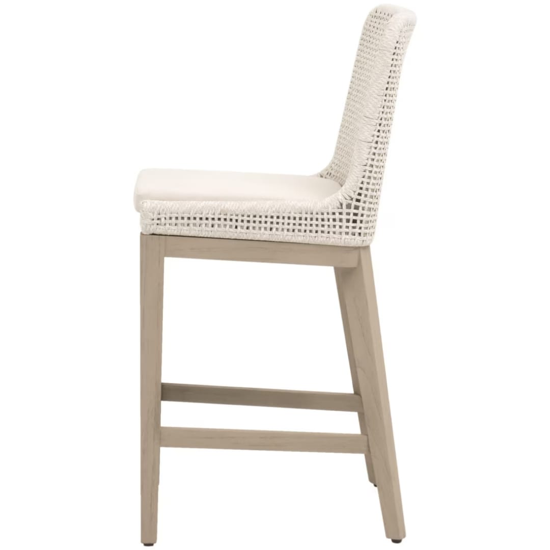 Mesh Outdoor Counter Stool Outdoor Bar + Counter Stools 6853CS.ALC/SHL/W-ET