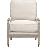 Rouleau Club Chair Occasional + Accent Chairs 6648.LGLIN/NG