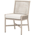 Seaside Indoor/Outdoor Dining Chair (Set of 2) Outdoor Dining Chairs + Benches 6836.OYS/WHT