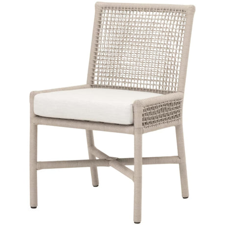 Seaside Indoor/Outdoor Dining Chair (Set of 2) Outdoor Dining Chairs + Benches 6836.OYS/WHT
