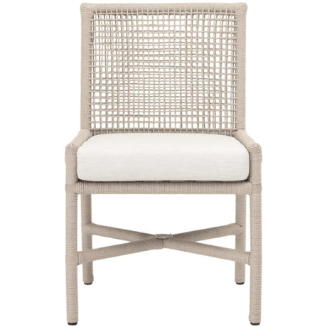 Seaside Indoor/Outdoor Dining Chair (Set of 2) Outdoor Dining Chairs + Benches 6836.OYS/WHT