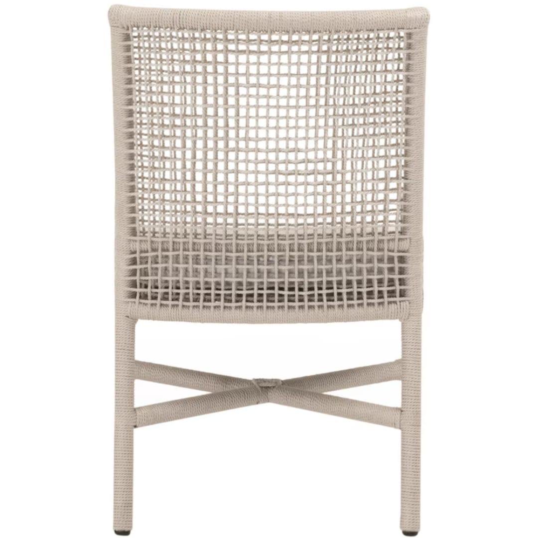 Seaside Indoor/Outdoor Dining Chair (Set of 2) Outdoor Dining Chairs + Benches 6836.OYS/WHT