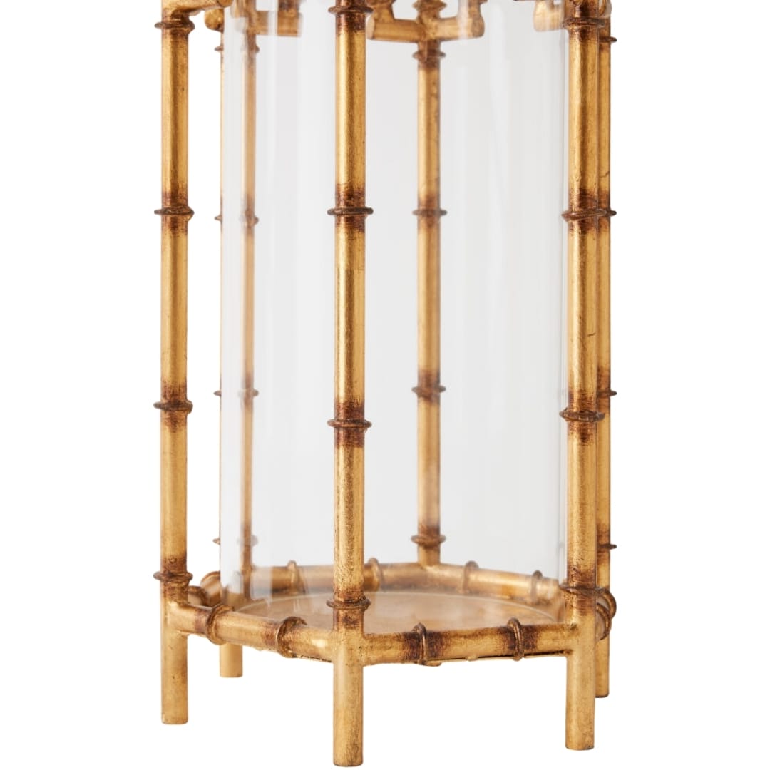 Bamboo Hurricane Candleholders