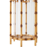 Bamboo Hurricane Candleholders