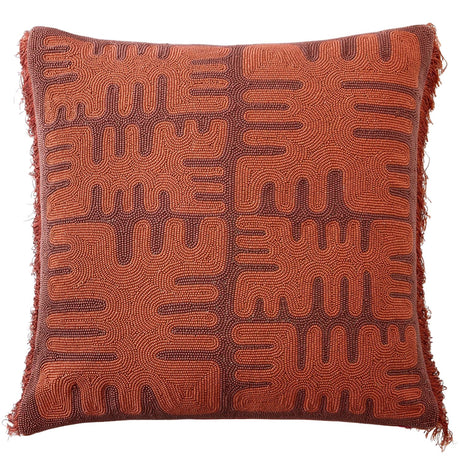 Duafe Beaded Pillow