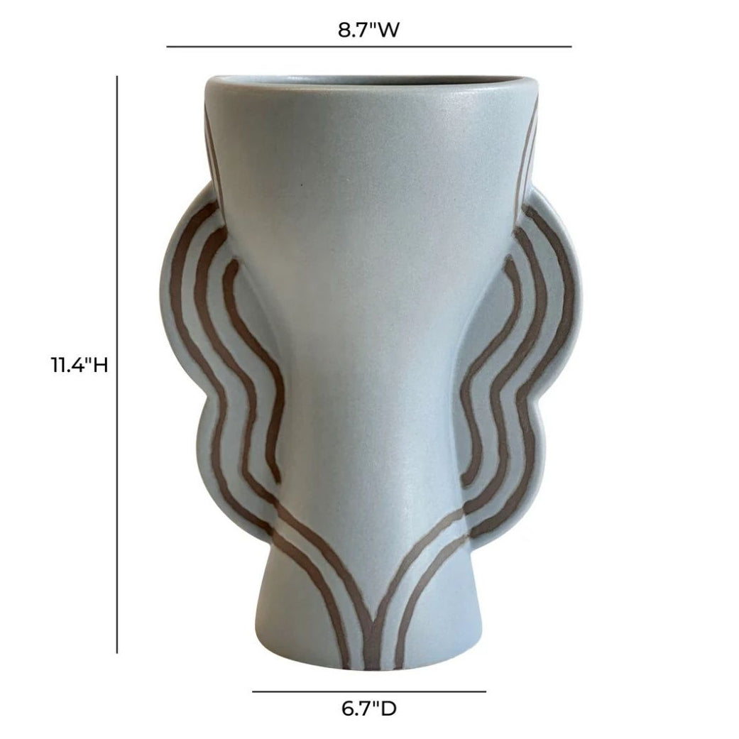 Ceramic Squiggle Vase