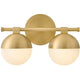 Bowie 2-Light Vanity Bath Lighting 54562LCB 640665918724