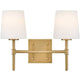 Saunders 2-Light Vanity Bath Lighting 56952LCB 640665927993