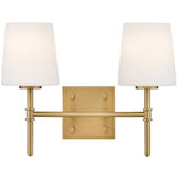 Saunders 2-Light Vanity Bath Lighting 56952LCB 640665927993