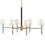 Saunders Linear Chandelier Chandeliers 46955BK-LCB 640665469523
