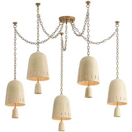 Omi Chandelier Chandeliers 3650-PBR/CIC 197292789314