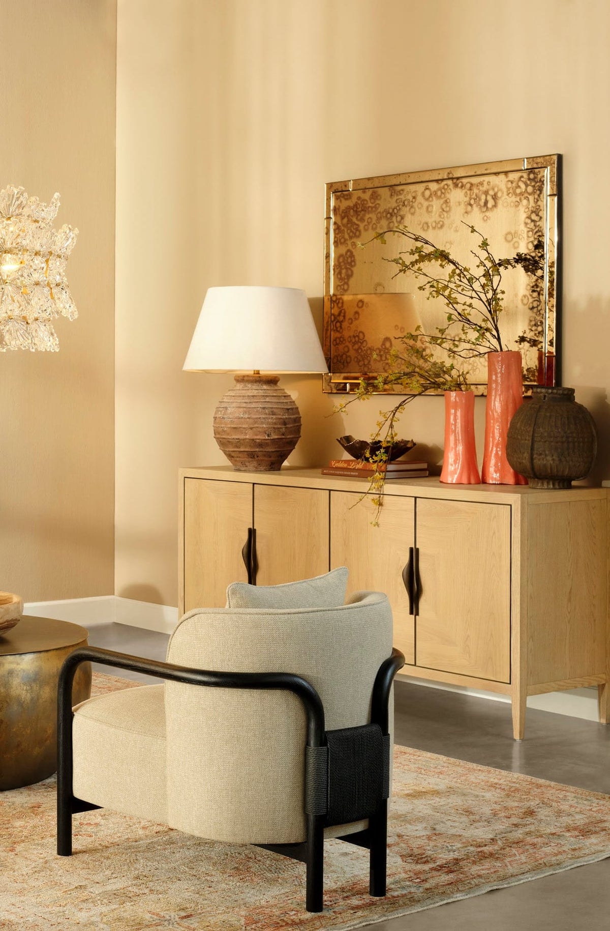 Cinder Table Lamp Table + Desk Lamps 1CIND-TLBR 688933043419