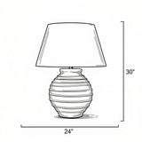 Cinder Table Lamp Table + Desk Lamps 1CIND-TLBR 688933043419
