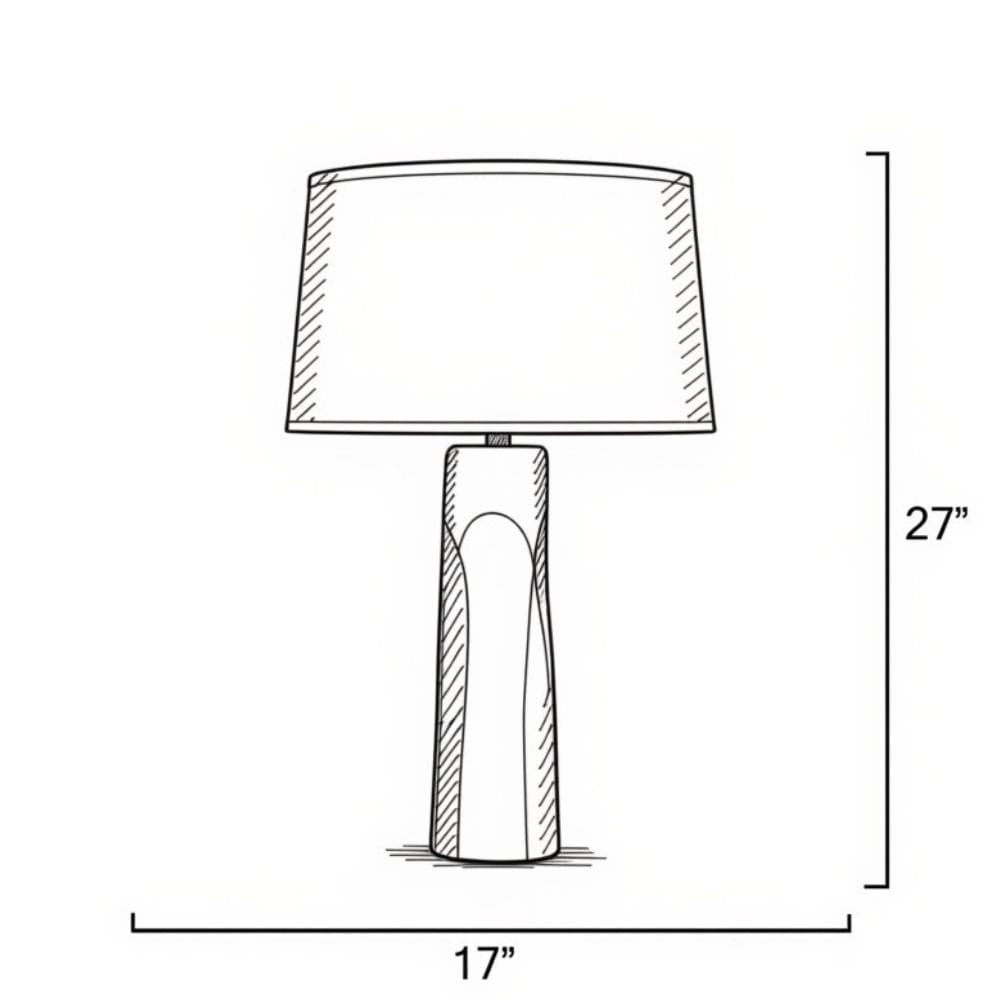 Yukon Table Lamp Table + Desk Lamps 9YUKONTLBKTA 688933043907