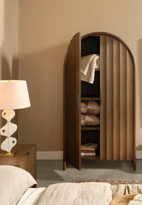 Finley Arched Cabinet Bookcases, Tall Cabinets + Shelving