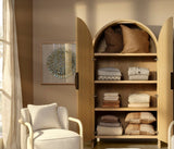Finley Arched Cabinet Bookcases, Tall Cabinets + Shelving