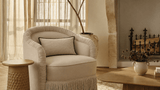 Georgia Tassel Lounge Chair Occasional + Accent Chairs