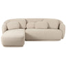 Indie Boucle 2-Piece Cream L-Shaped Sectional