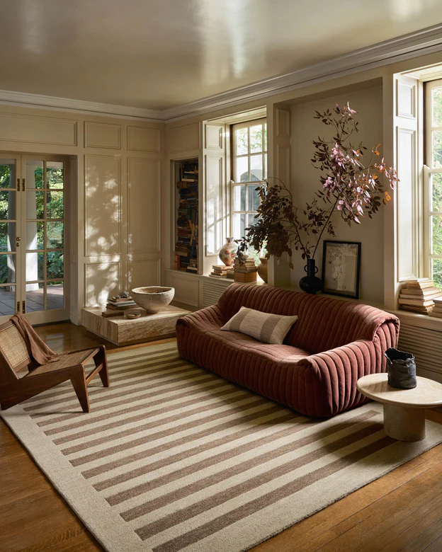 Craven Oatmeal/Bark Rug