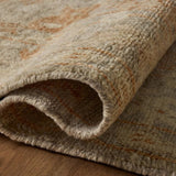 Micah Silver/Rust Rug Area Rugs