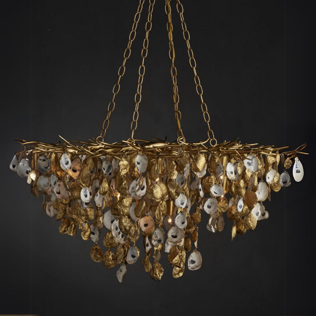 Lucullan Gold Chandelier